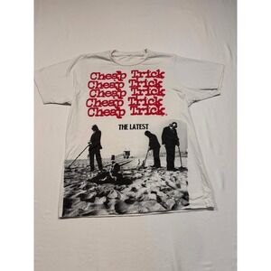 Cheap Trick The Latest Summer Tour 2009 Graphic T-Shirt White Mens Small S